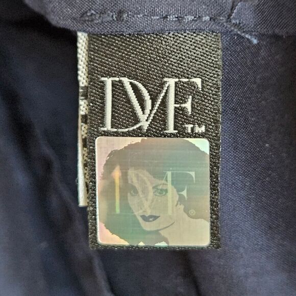Diane von Furstenberg x Neiman Marcus Navy Sweetheart Dress – Size 4 - Picture 10 of 10